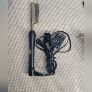 Belson Gold n' Hot Hair/Beard Straightener Electric Comb Heat Pressing